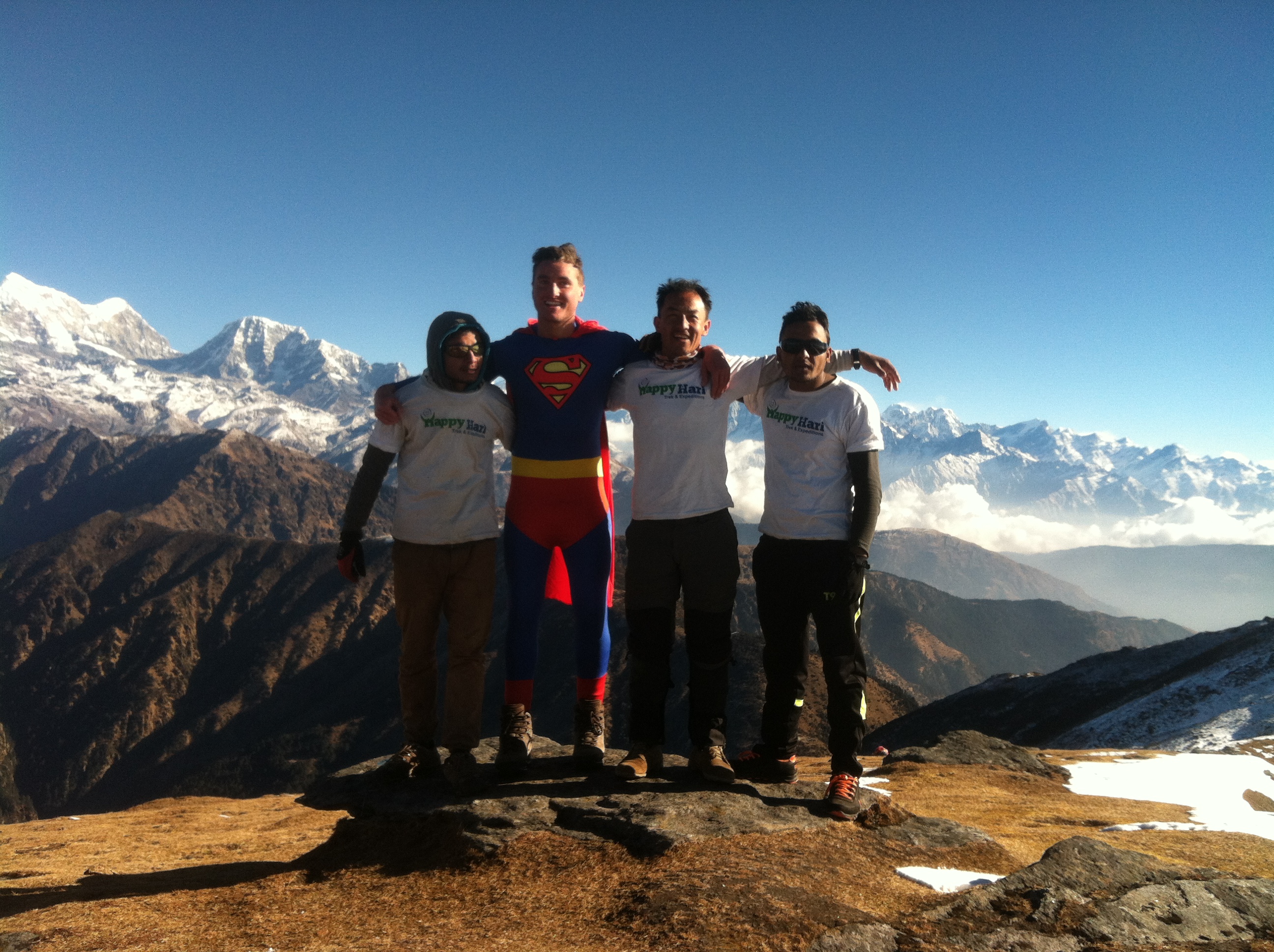Happy Hari on Jiri Pikey Trek-5th Jan 2017 650 